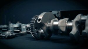 Optimierte Kurbelwelle: Ein wichtiger Schritt auf dem Weg zu mehr Power für den Moto2™-Motor.
